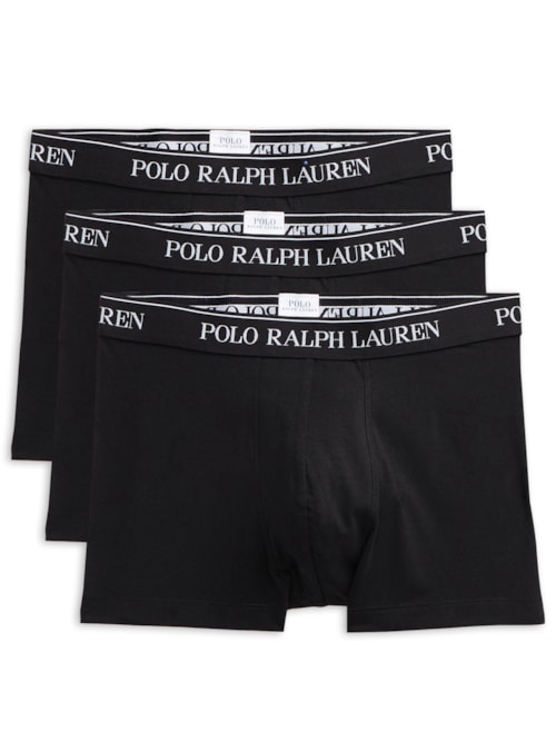 Kit 3 Cuecas Masculinas Classic Trunk - Preto