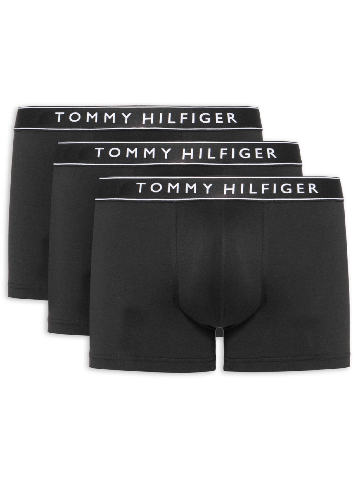 Kit 3 Cuecas Masculinas Trunk Everyday Preto Tommy Hilfiger