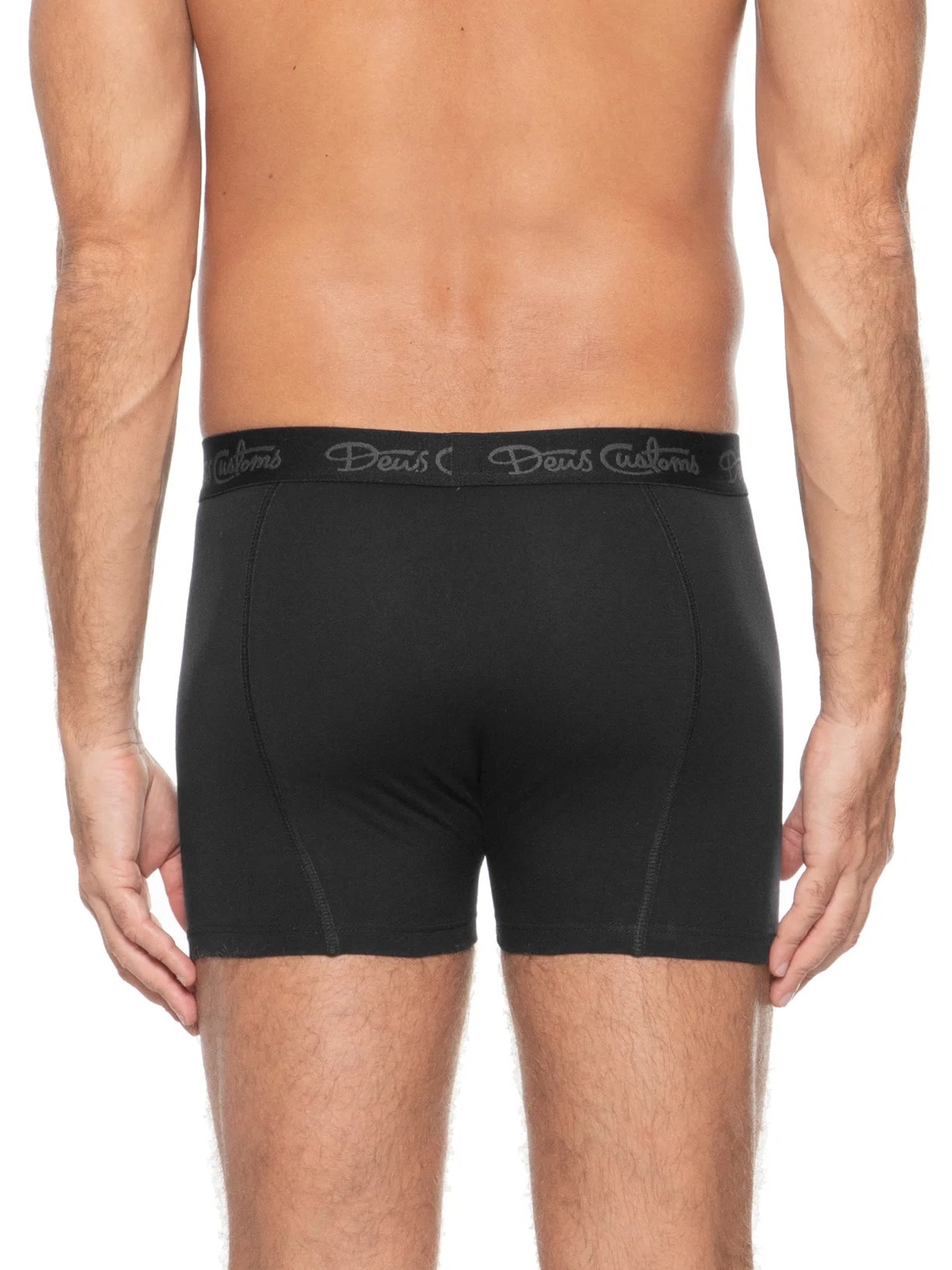 Kit 3 Cuecas Mid Rise Preto Deus Ex Machina