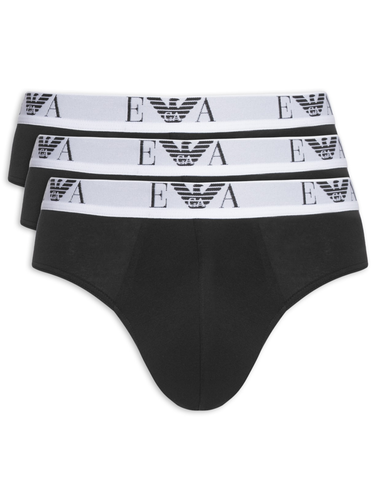 Kit 3 Cuecas Slip Bottom 3 Peças - Preto