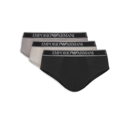 Kit 3 Cuecas Slip Bottom – Preto