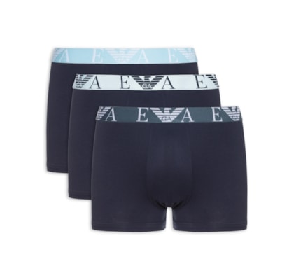 Kit 3 Cuecas Trunk Bottom 3 Peças - Azul