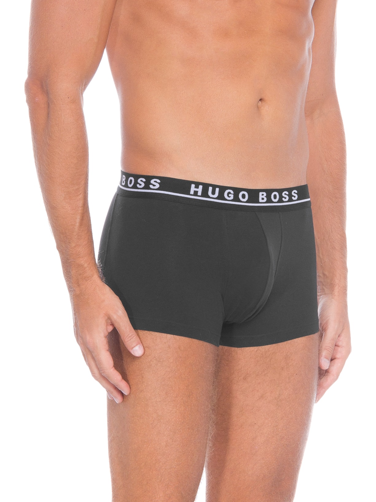 Kit 3 Cuecas Trunk Preto Boss
