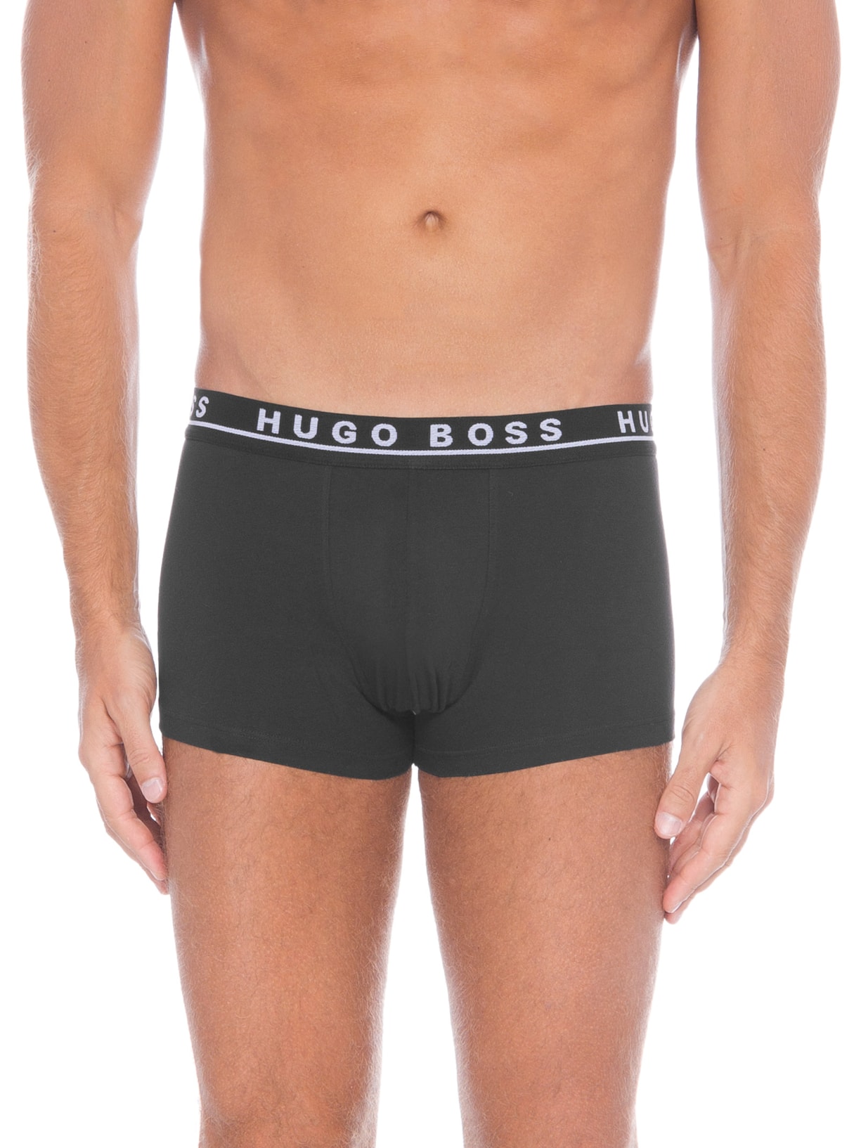 Kit 3 Cuecas Trunk Preto Boss