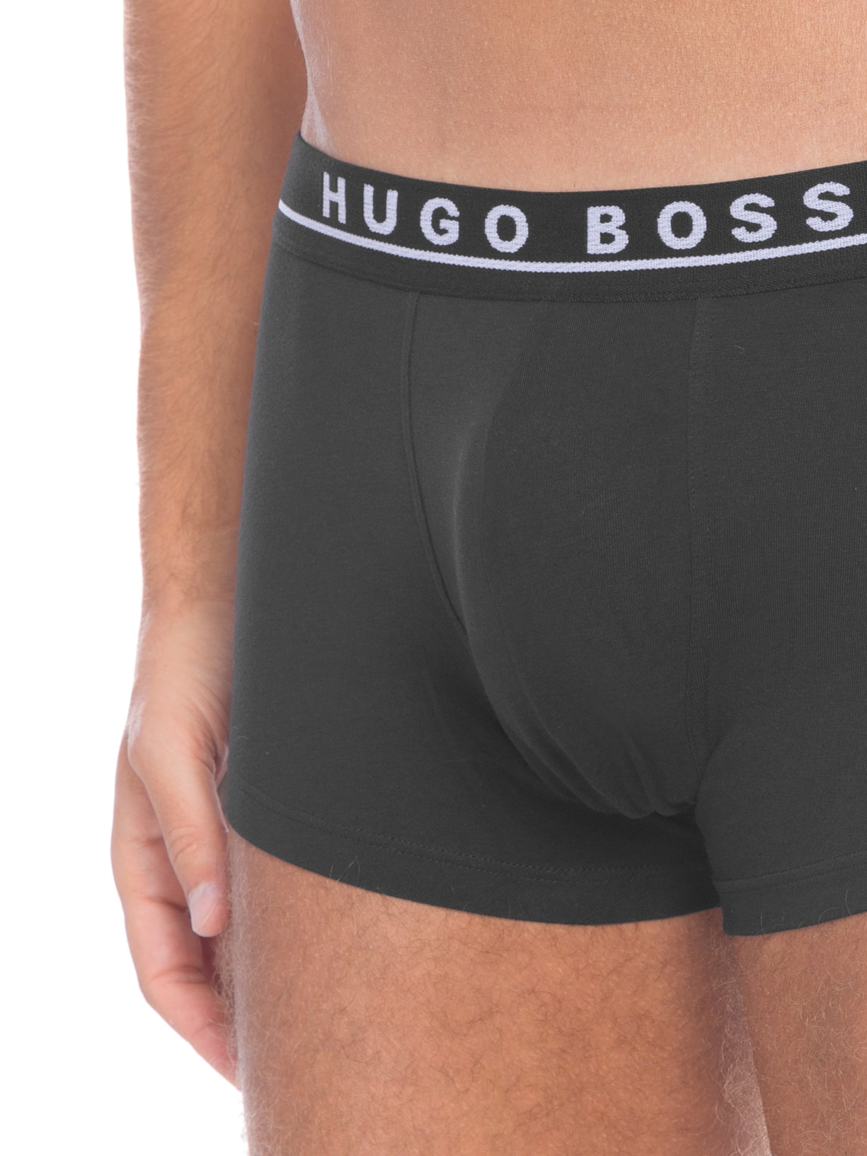 Kit 3 Cuecas Trunk Preto Boss