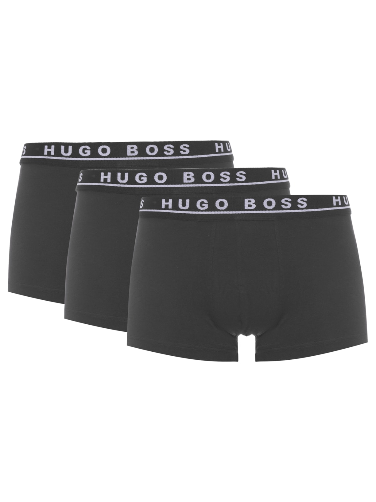 Kit 3 Cuecas Trunk Preto Boss