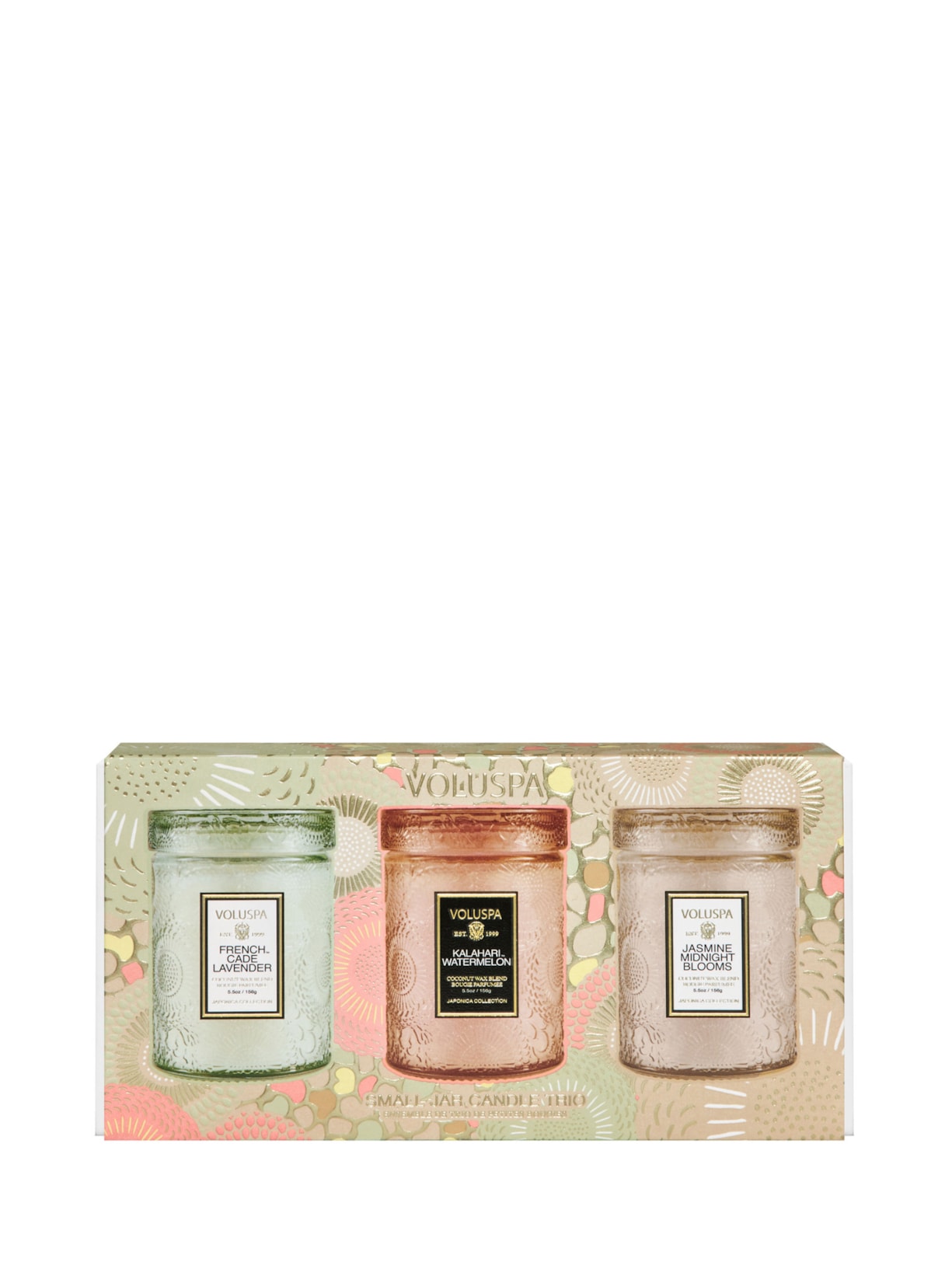 Kit 3 Mini Velas Pote Vidro 50H Home Refresh Japônica - Verde