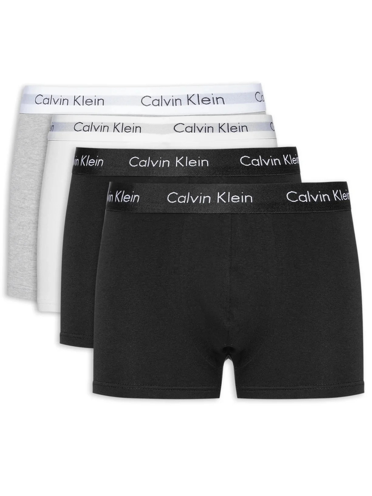 Kit 4 Cuecas Low Rise Trunk Calvin Klein Underwear