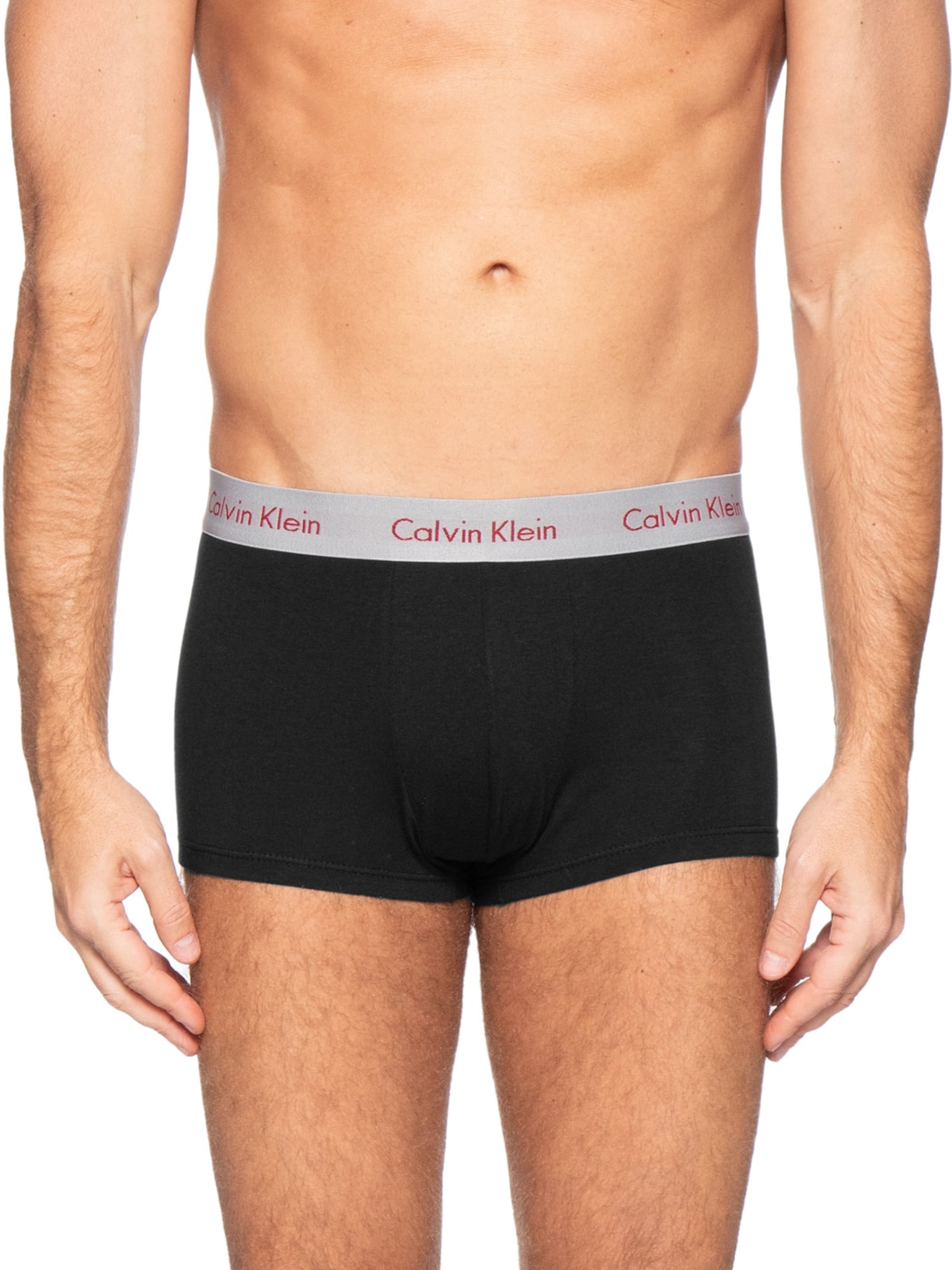 Kit 4 Cuecas Low Rise Trunk Vermelho Calvin Klein Underwear