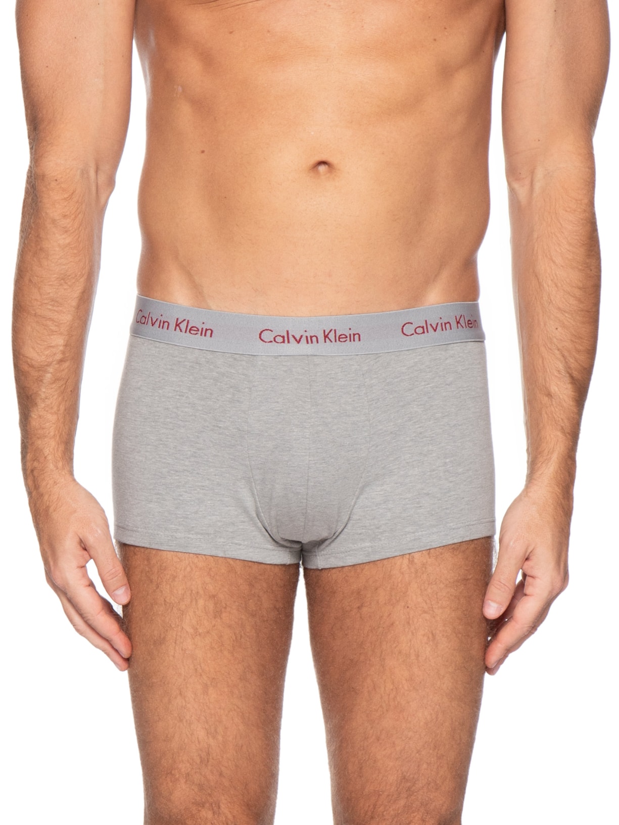 Kit 4 Cuecas Low Rise Trunk Vermelho Calvin Klein Underwear