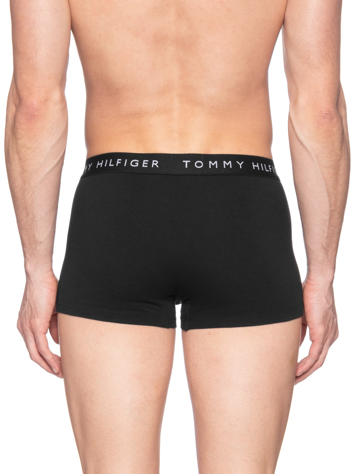 Kit 5 Cuecas Masculinas Boxer De Algodão Preto Tommy Hilfiger