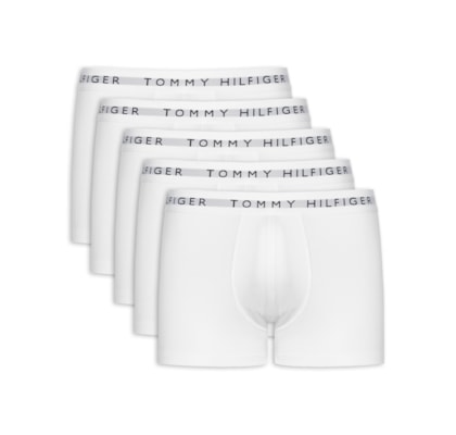 Kit 5 Cuecas Masculinas Brief De Algodão - Branco