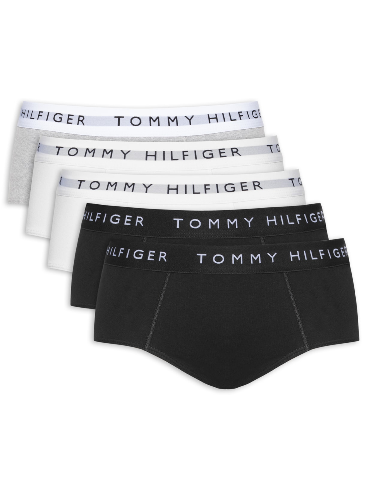 Kit 5 Cuecas Masculinas Brief De Algodão - Cinza