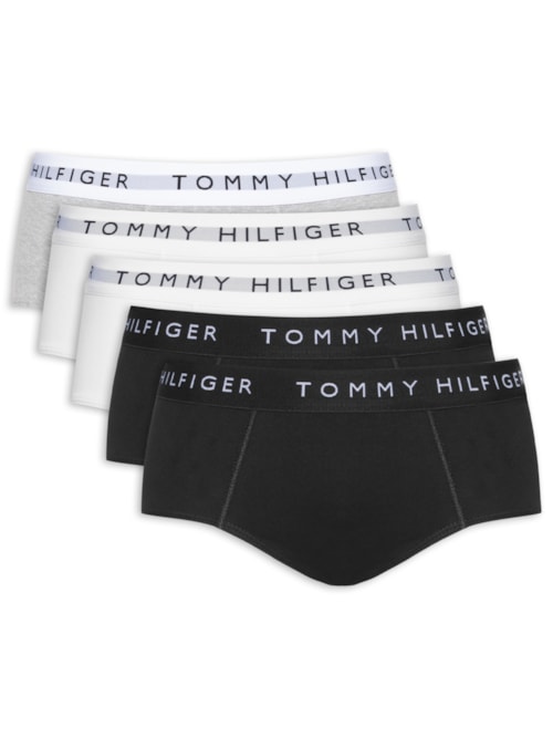 Kit 5 Cuecas Masculinas Brief De Algodão - Cinza