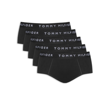 Kit 5 Cuecas Masculinas Brief De Algodão - Preto