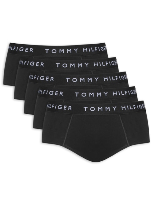 Kit 5 Cuecas Masculinas Brief De Algodão - Preto