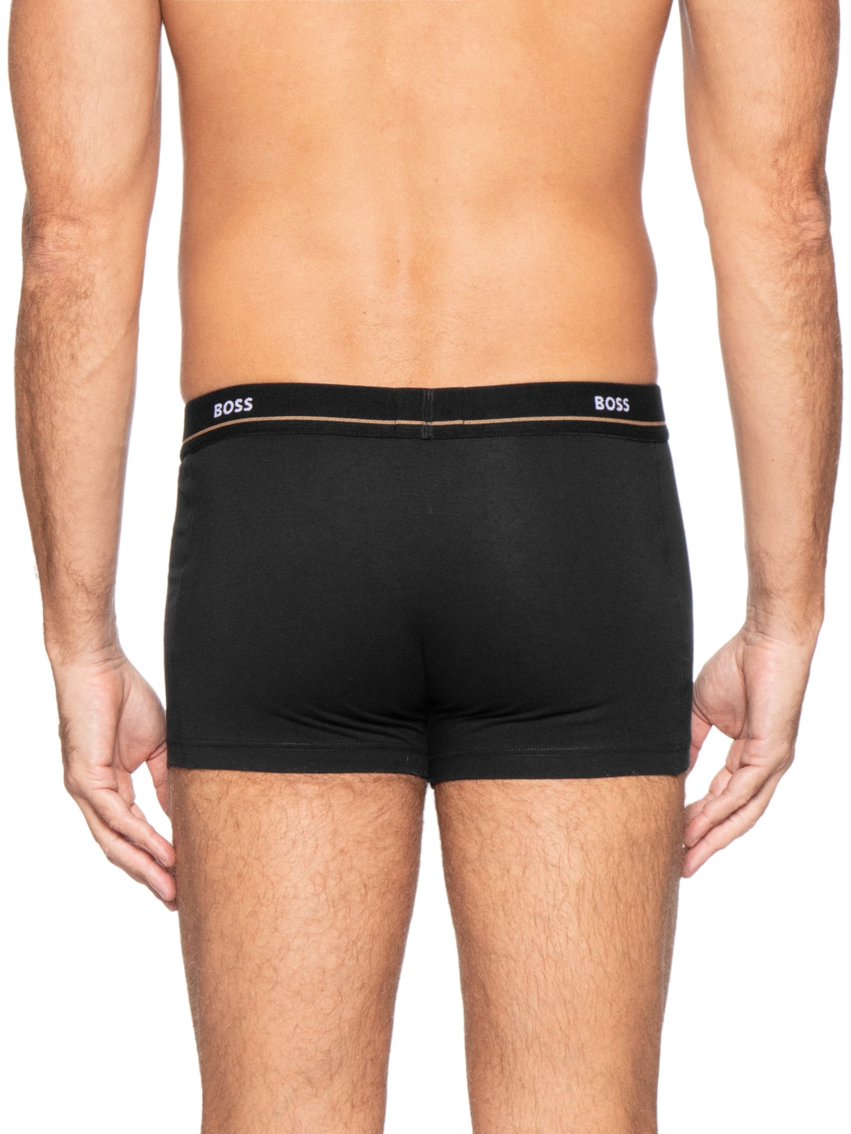Kit 5 Cuecas Trunk Masculinas Essential – Preto Boss