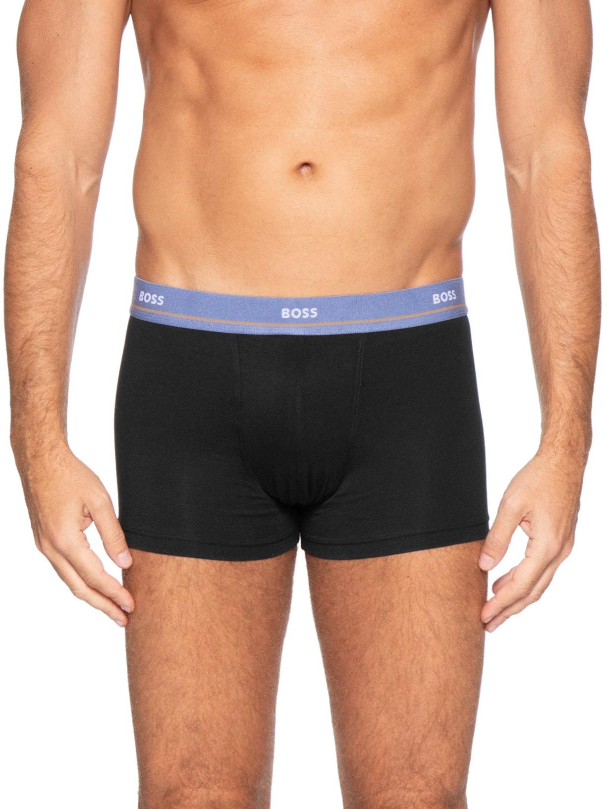 Kit 5 Cuecas Trunk Masculinas Essential – Preto Boss