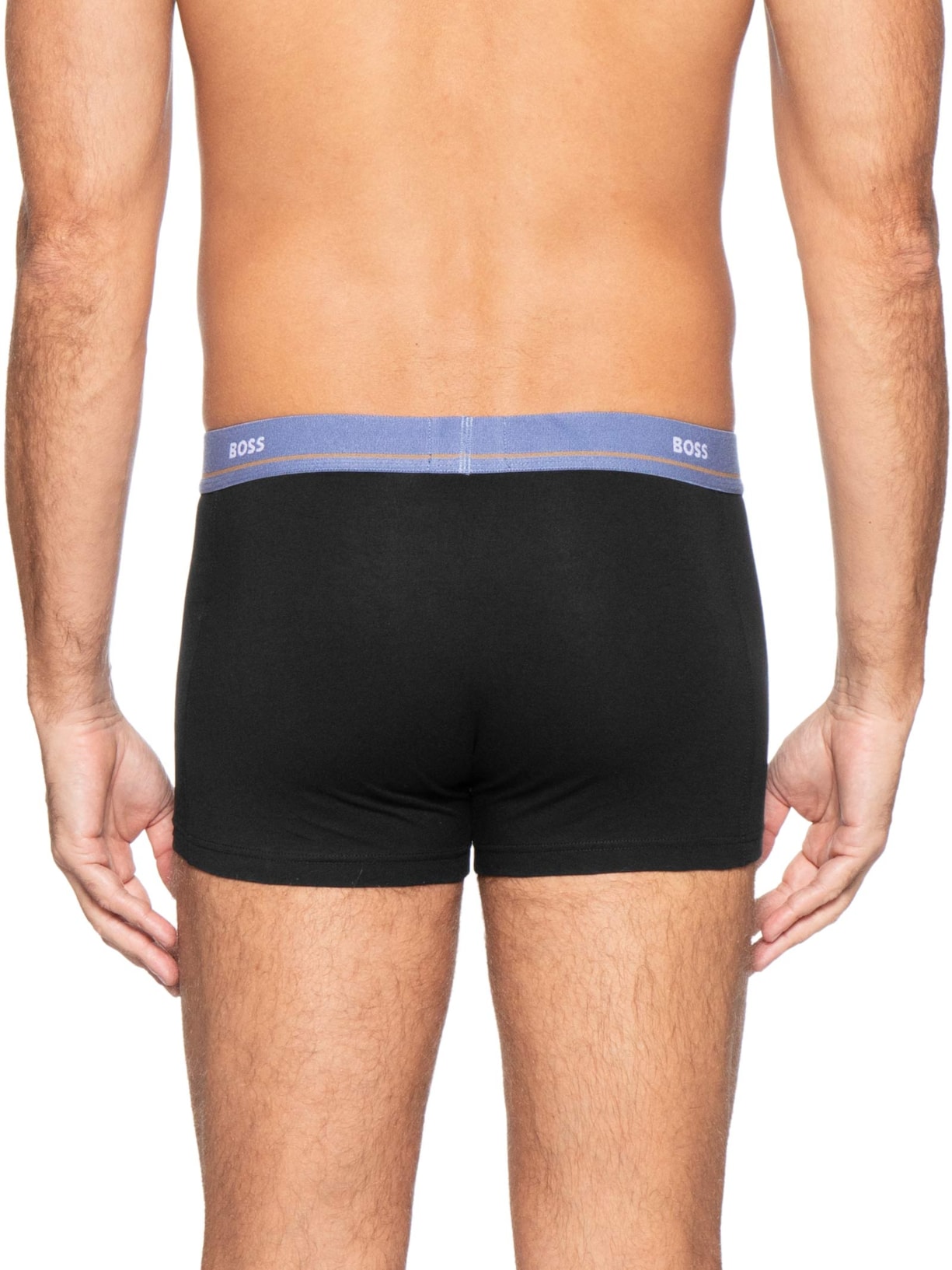 Kit 5 Cuecas Trunk Masculinas Essential – Preto Boss