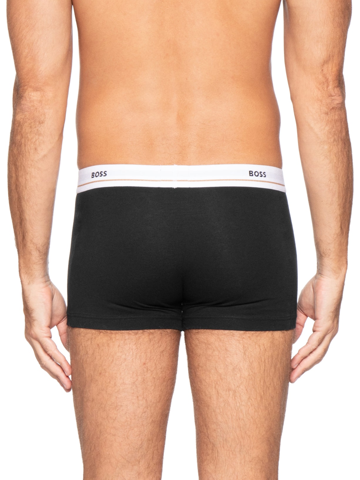 Kit 5 Cuecas Trunk Masculinas Essential – Preto Boss