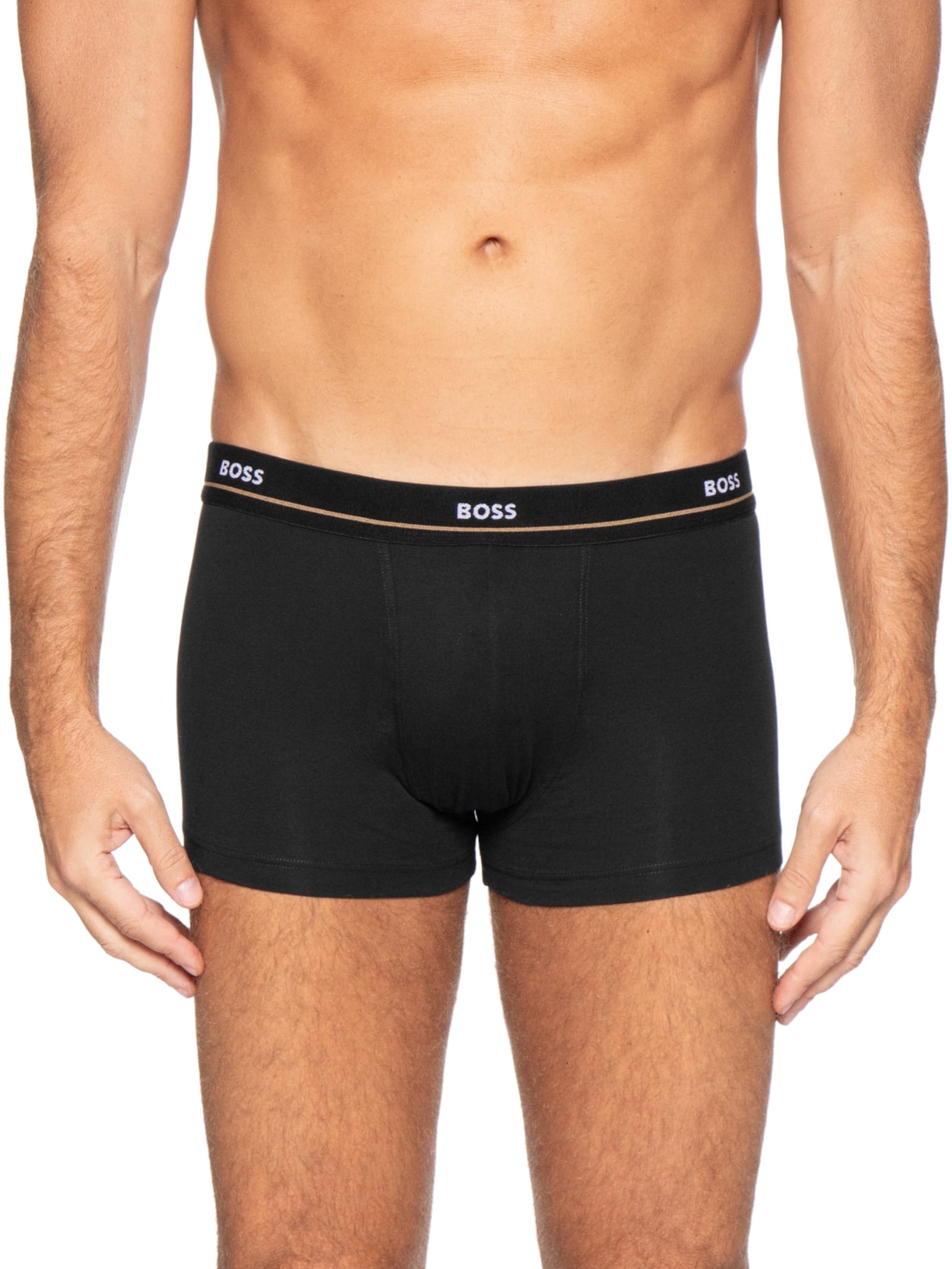Kit 5 Cuecas Trunk Masculinas Essential – Preto Boss