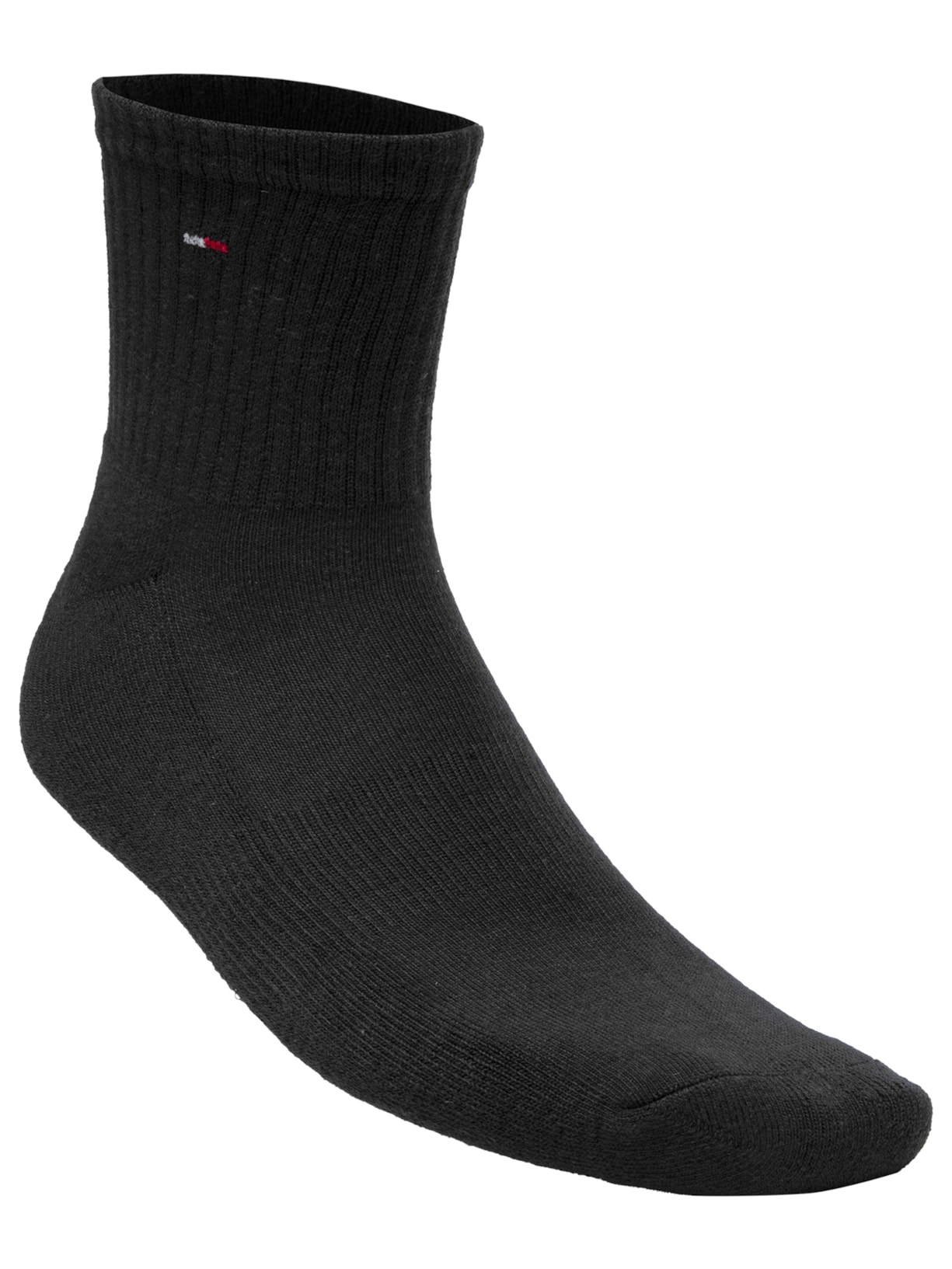 Kit 6 Pares de Meia Cano Médio Athletic High Quarter Masculino Cinza Tommy Hilfiger