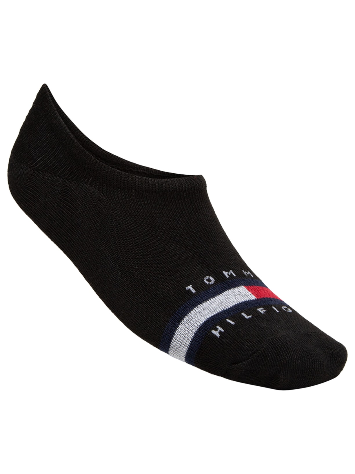 Kit 6 Pares de Meia Masculina Invisível Tino Logo Liner Preto Tommy Hilfiger
