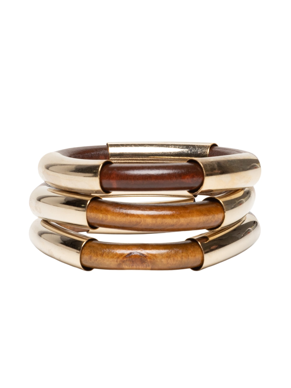 Kit Braceletes Madeira - Dourado