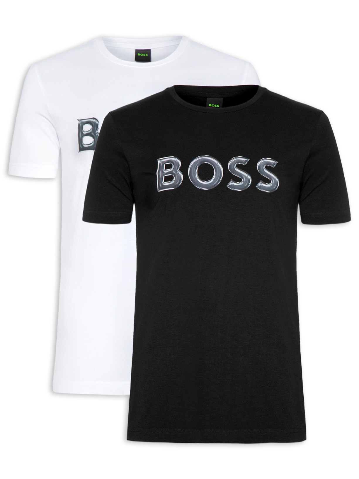 Kit Camiseta 2 Pack 2 - Preto