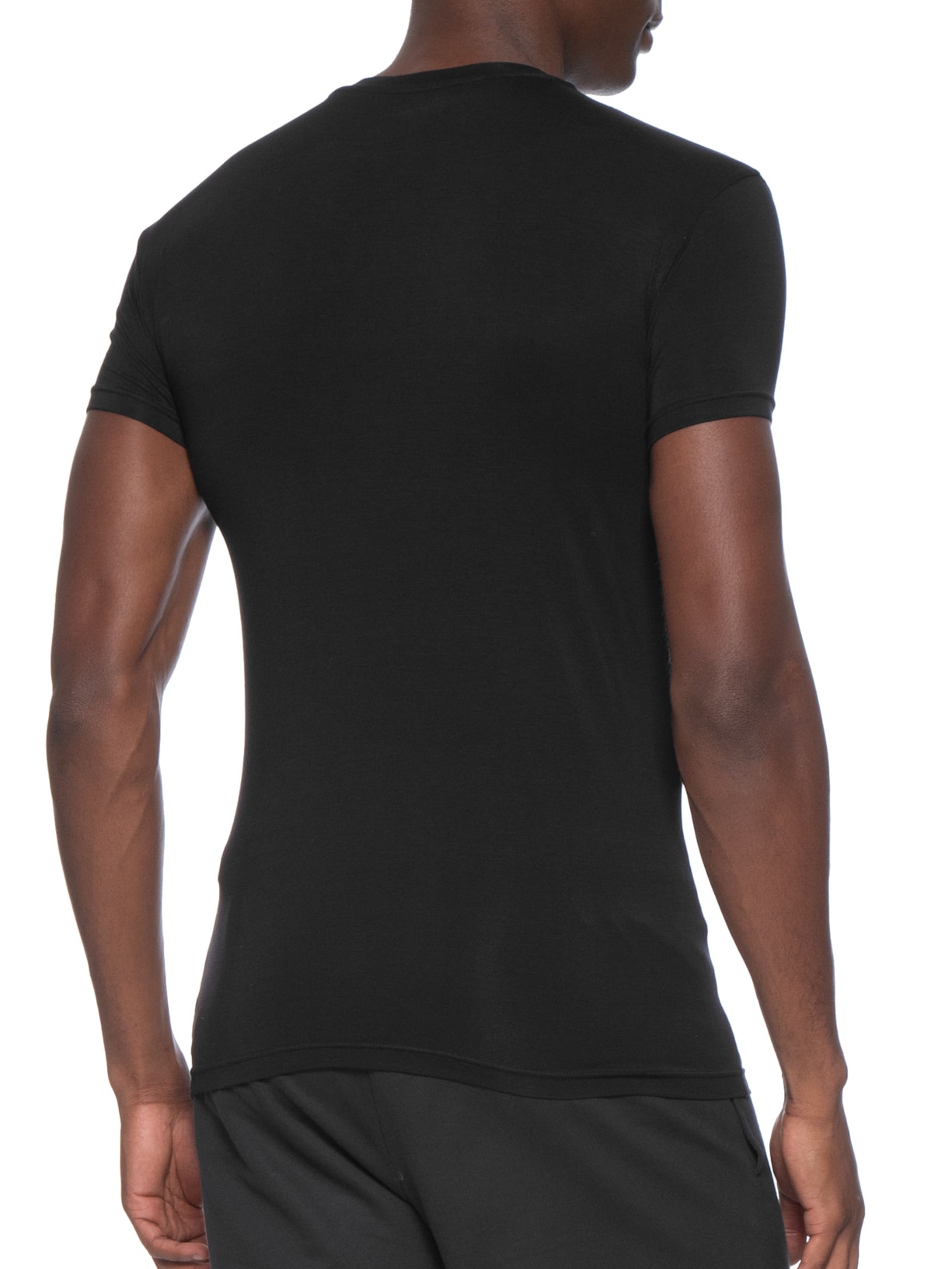 Kit Camiseta Masculina 2 Peças Preto Emporio Armani Bodywear