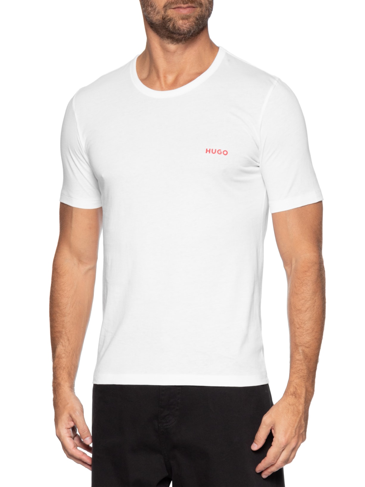 Kit Camiseta Masculina 3p Rn Triplet P- Azul Hugo