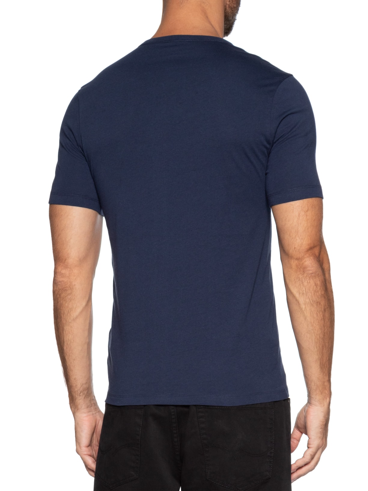 Kit Camiseta Masculina 3p Rn Triplet P- Azul Hugo