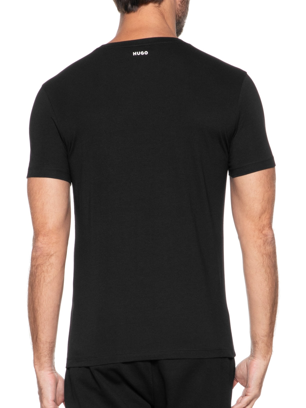 Kit Camiseta Masculina Gola Careca com 2 peças Hugo