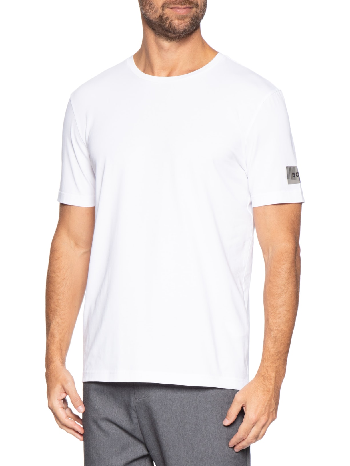 Kit Camiseta Masculina Regular Fit 2-Pack Preto Boss