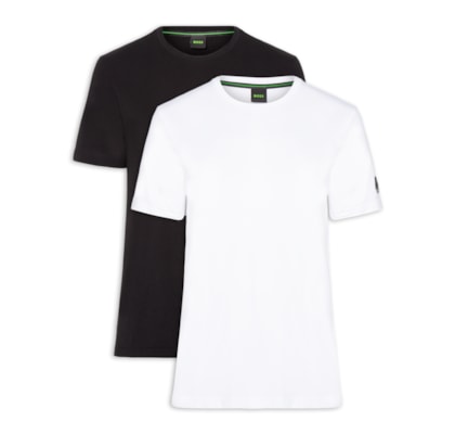 Kit Camiseta Masculina Regular Fit 2-Pack - Preto