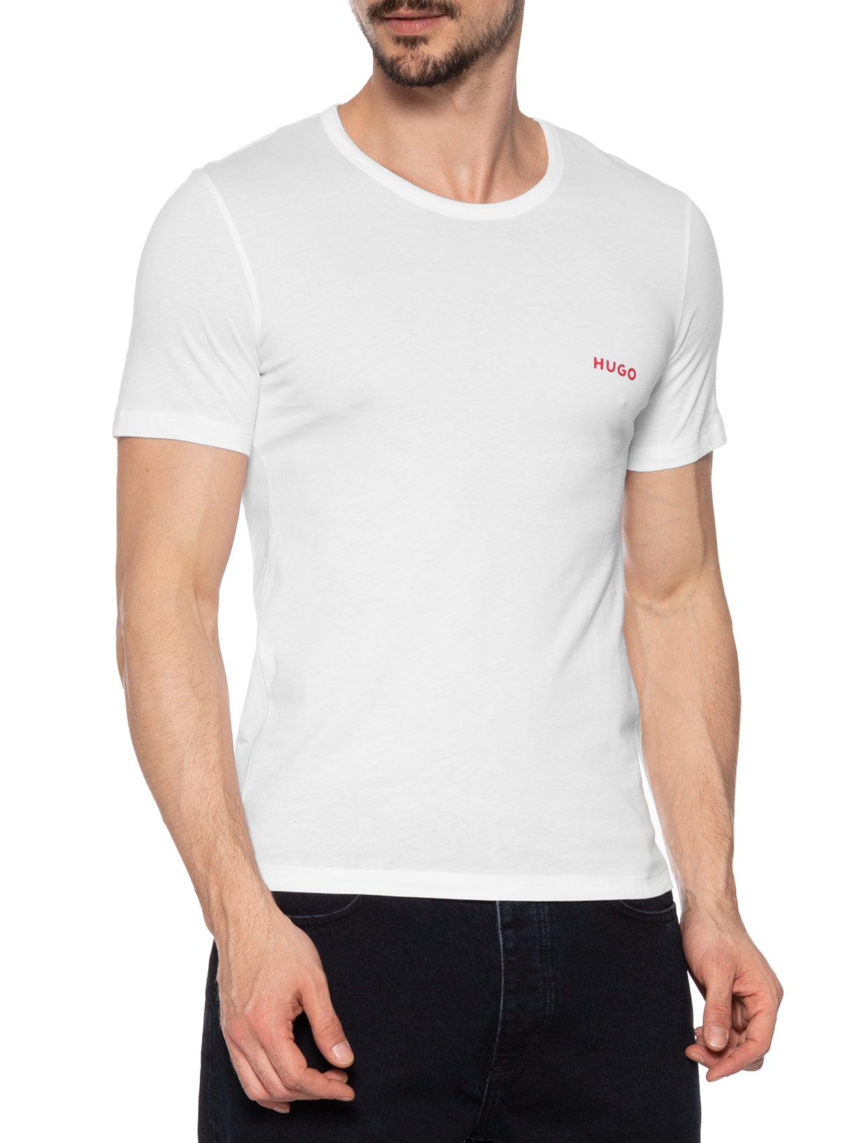 Kit Camisetas Masculina Triplet com 3 peças Hugo