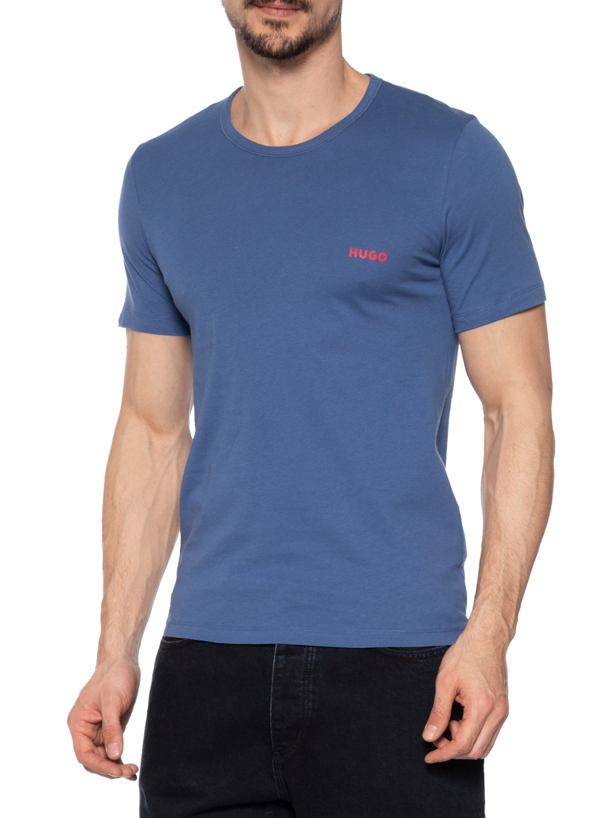 Kit Camisetas Masculina Triplet com 3 peças Hugo