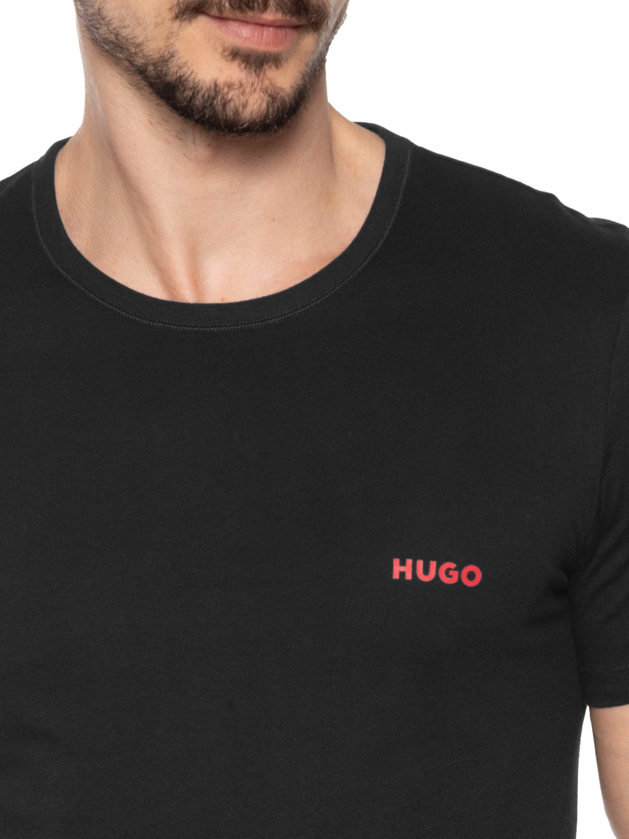Kit Camisetas Masculina Triplet com 3 peças Hugo