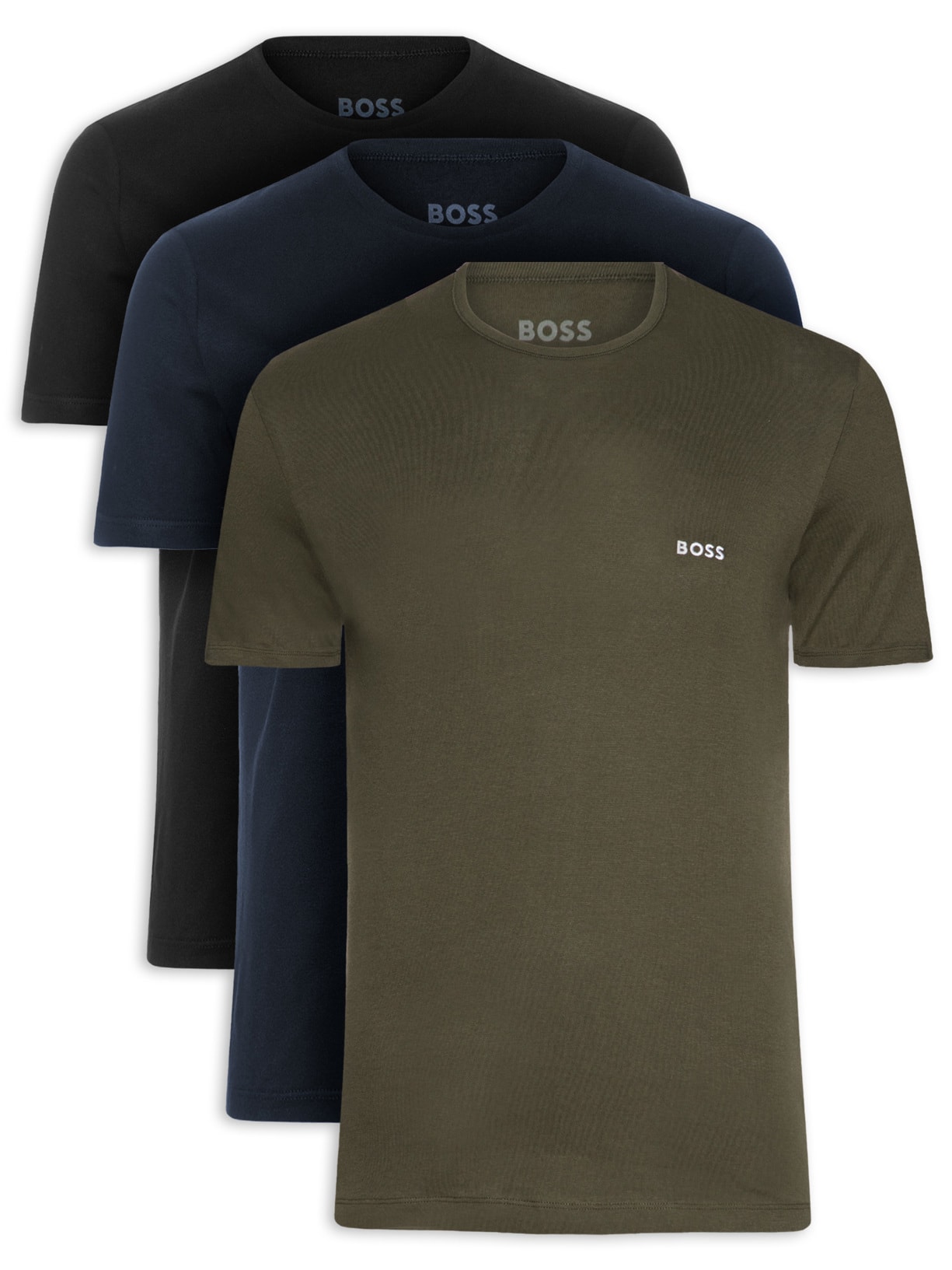 Kit Camisetas Masculina Tshirtrn 3p Classic - Preto