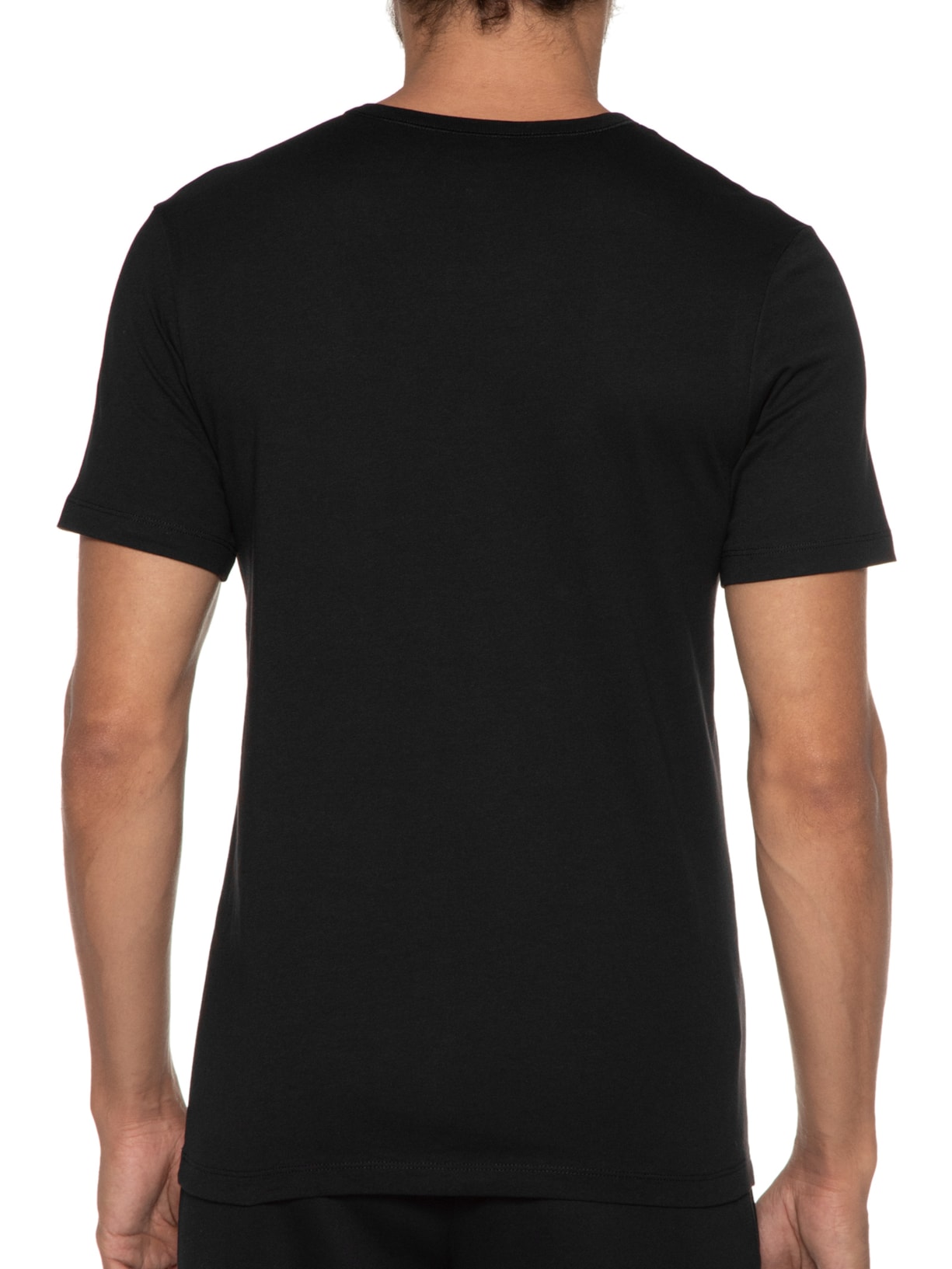 Kit Camisetas Masculinas 3 peças Rn 3P Classic Branco Branco Boss