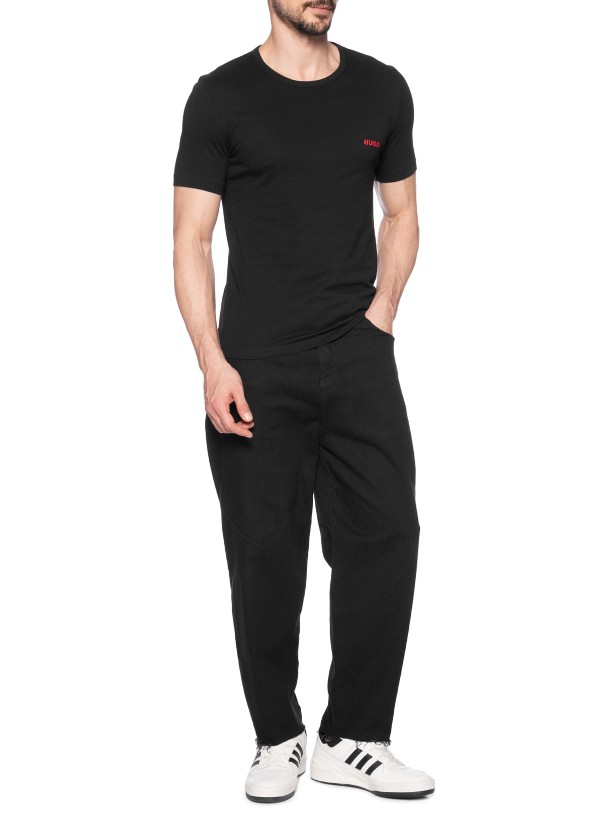 Kit Camisetas Masculinas 3 Peças Rn Triplet Hugo