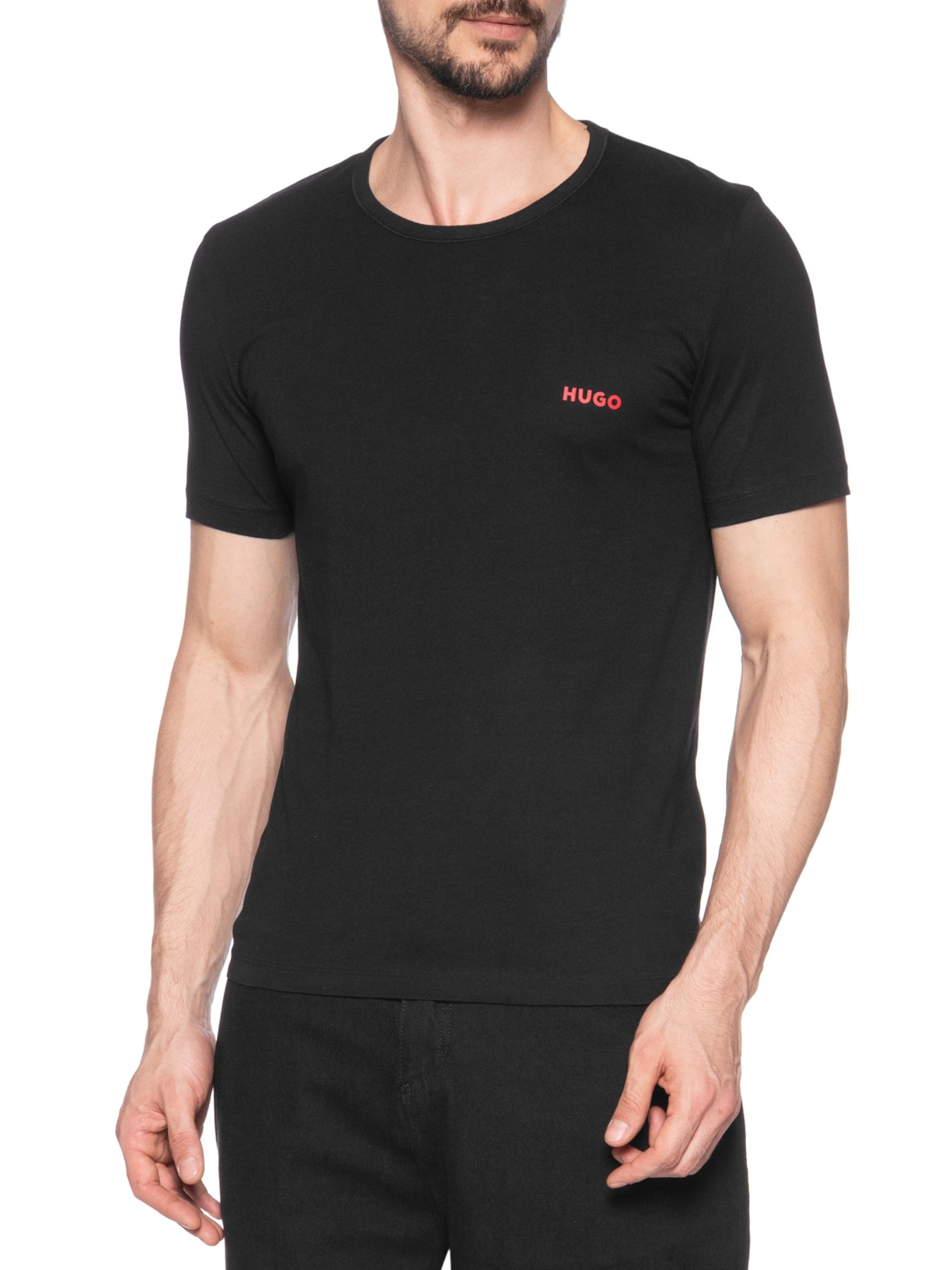 Kit Camisetas Masculinas 3 Peças Rn Triplet Hugo