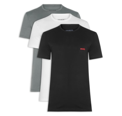 Kit Camisetas Masculinas 3 Peças Rn Triplet