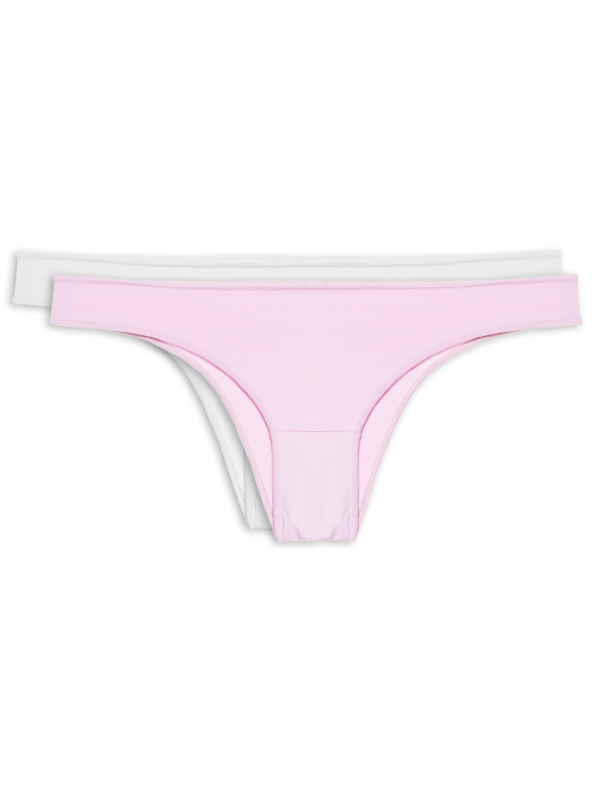 Kit Com 2 Calcinhas Biquíni Básica - Rosa