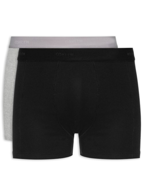 Kit Com 2 Cuecas Boxer Algodão