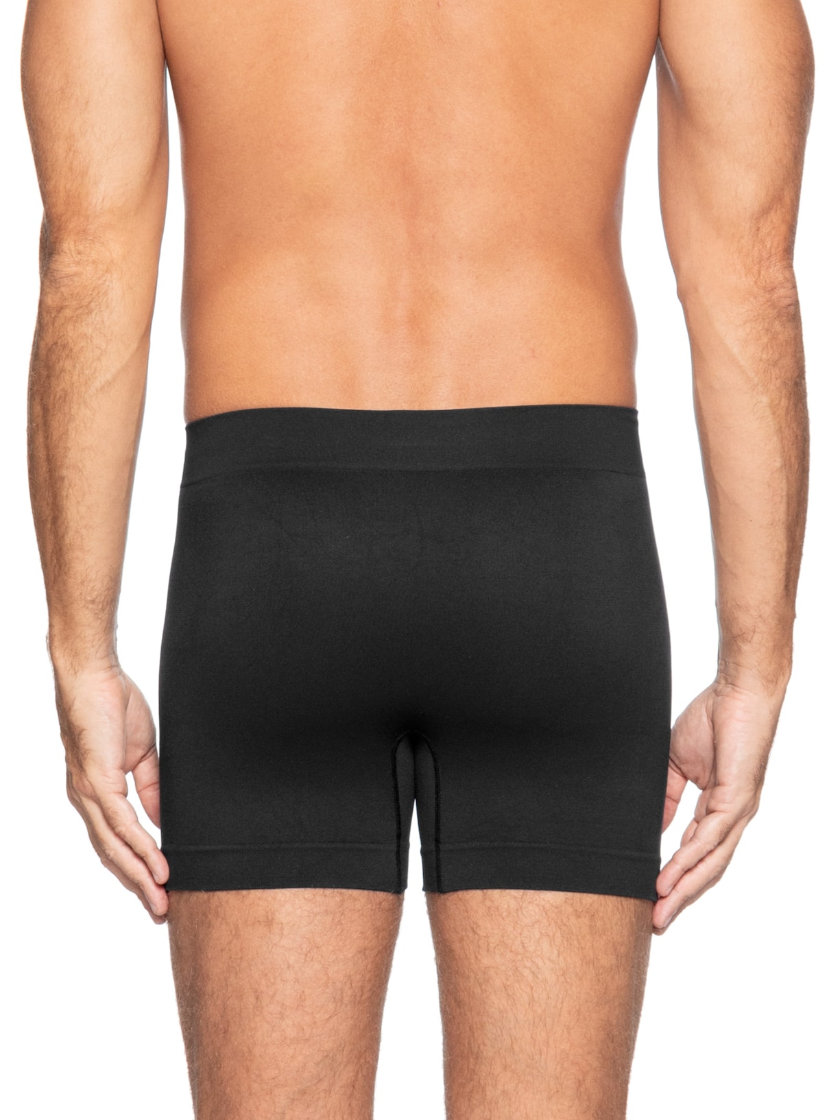 Kit Com 2 Cuecas Boxer Sem Costura Preto Hering Intimates