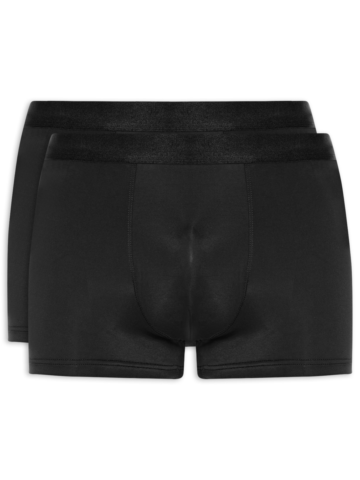 Kit Com 2 Cuecas Boxer Tech Preto Hering Intimates