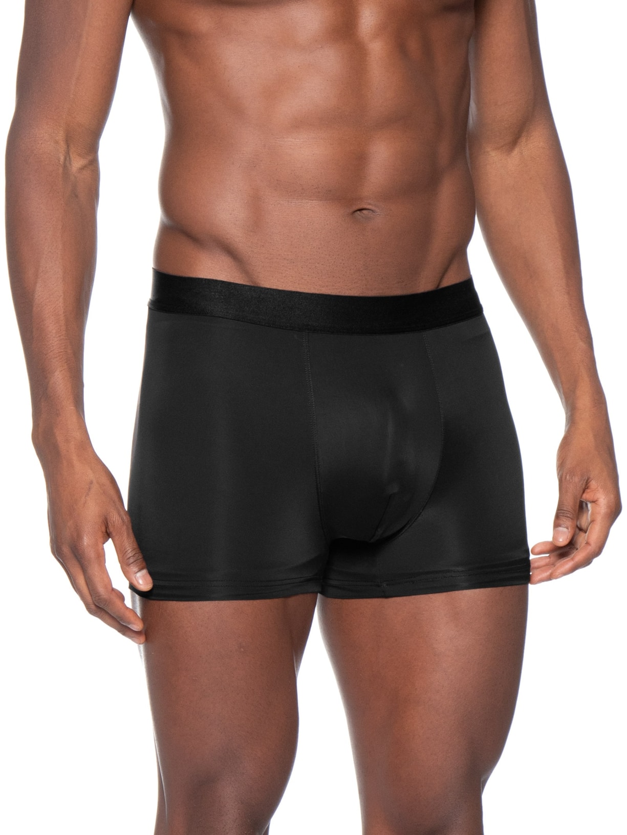 Kit Com 2 Cuecas Boxer Tech Preto Hering Intimates