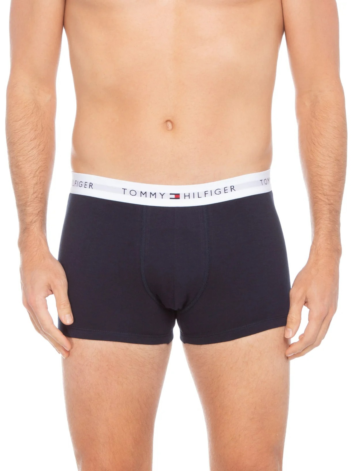 Kit com 3 Cuecas Boxer Cinza Tommy Hilfiger