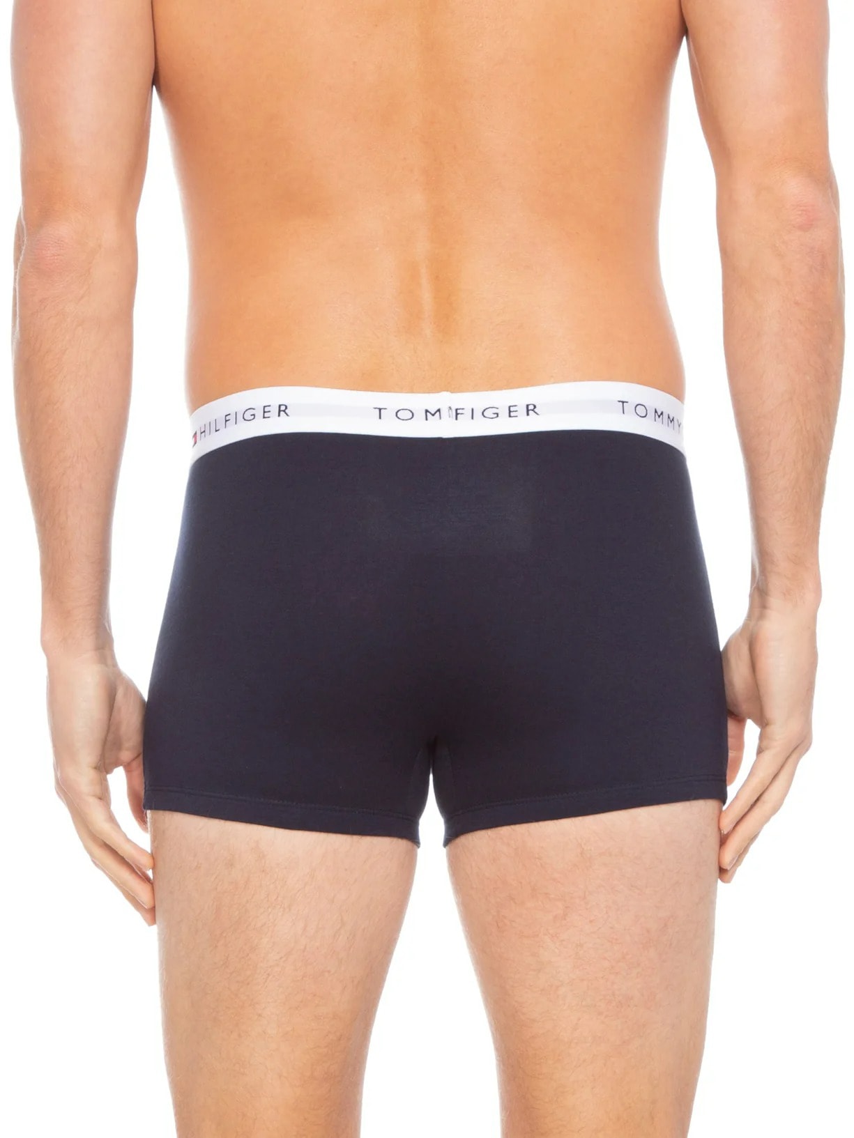 Kit com 3 Cuecas Boxer Cinza Tommy Hilfiger